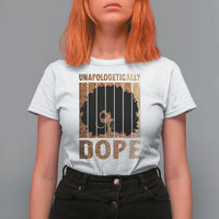 Melanin Queen Glitter Print T Shirt For Women Unapologetically Dope - Wonder Print Shop