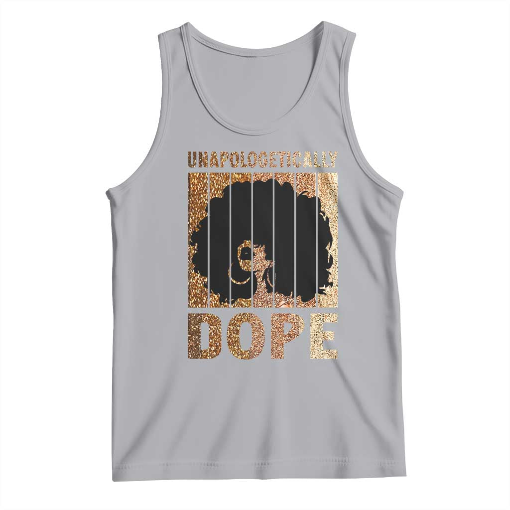 Melanin Queen Glitter Print Tank Top Unapologetically Dope - Wonder Print Shop