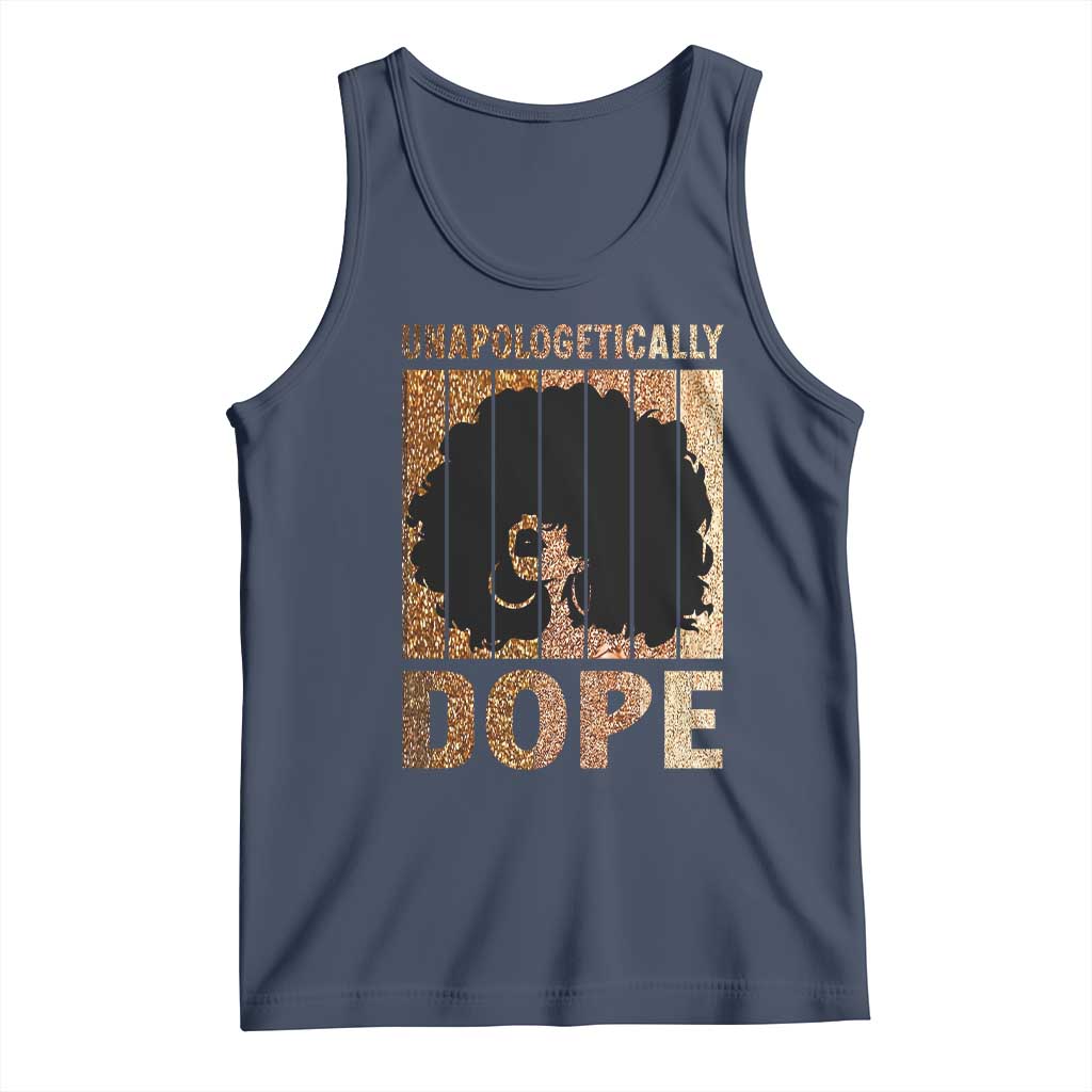 Melanin Queen Glitter Print Tank Top Unapologetically Dope - Wonder Print Shop