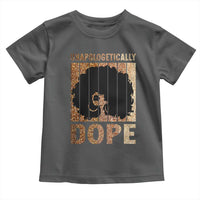 Melanin Queen Glitter Print Toddler T Shirt Unapologetically Dope - Wonder Print Shop