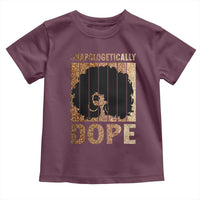 Melanin Queen Glitter Print Toddler T Shirt Unapologetically Dope - Wonder Print Shop