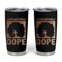 Melanin Queen Glitter Print Tumbler Cup Unapologetically Dope - Wonder Print Shop