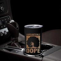 Melanin Queen Glitter Print Tumbler Cup Unapologetically Dope - Wonder Print Shop