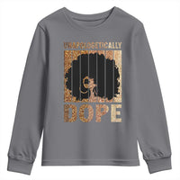 Melanin Queen Glitter Print Youth Sweatshirt Unapologetically Dope - Wonder Print Shop