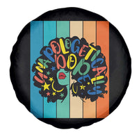 Black Girl Magic Pride Spare Tire Cover Unapologetically Dope Retro Sunset - Wonder Print Shop