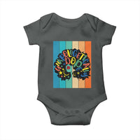 Black Girl Magic Pride Baby Onesie Unapologetically Dope Retro Sunset - Wonder Print Shop
