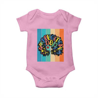 Black Girl Magic Pride Baby Onesie Unapologetically Dope Retro Sunset - Wonder Print Shop