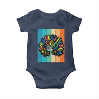 Black Girl Magic Pride Baby Onesie Unapologetically Dope Retro Sunset - Wonder Print Shop