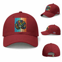 Black Girl Magic Pride Baseball Cap Unapologetically Dope Retro Sunset