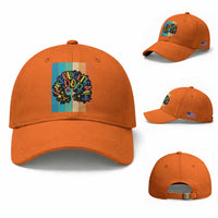 Black Girl Magic Pride Baseball Cap Unapologetically Dope Retro Sunset