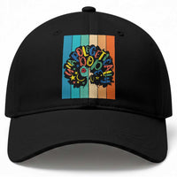 Black Girl Magic Pride Baseball Cap Unapologetically Dope Retro Sunset