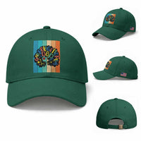 Black Girl Magic Pride Baseball Cap Unapologetically Dope Retro Sunset
