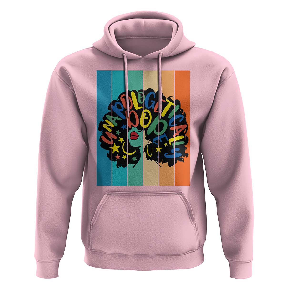 Black Girl Magic Pride Hoodie Unapologetically Dope Retro Sunset - Wonder Print Shop