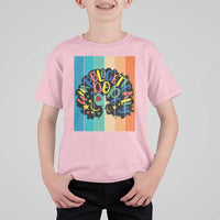 Black Girl Magic Pride T Shirt For Kid Unapologetically Dope Retro Sunset - Wonder Print Shop