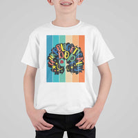 Black Girl Magic Pride T Shirt For Kid Unapologetically Dope Retro Sunset - Wonder Print Shop