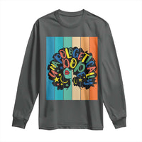 Black Girl Magic Pride Long Sleeve Shirt Unapologetically Dope Retro Sunset - Wonder Print Shop