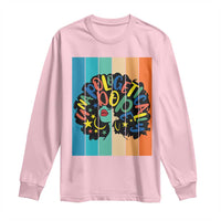 Black Girl Magic Pride Long Sleeve Shirt Unapologetically Dope Retro Sunset - Wonder Print Shop