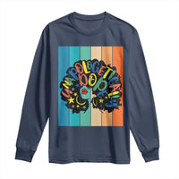 Black Girl Magic Pride Long Sleeve Shirt Unapologetically Dope Retro Sunset - Wonder Print Shop