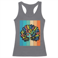 Black Girl Magic Pride Racerback Tank Top Unapologetically Dope Retro Sunset - Wonder Print Shop
