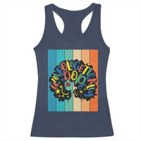 Black Girl Magic Pride Racerback Tank Top Unapologetically Dope Retro Sunset - Wonder Print Shop