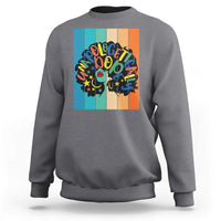 Black Girl Magic Pride Sweatshirt Unapologetically Dope Retro Sunset - Wonder Print Shop