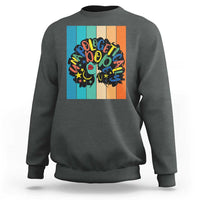 Black Girl Magic Pride Sweatshirt Unapologetically Dope Retro Sunset - Wonder Print Shop