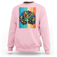 Black Girl Magic Pride Sweatshirt Unapologetically Dope Retro Sunset - Wonder Print Shop