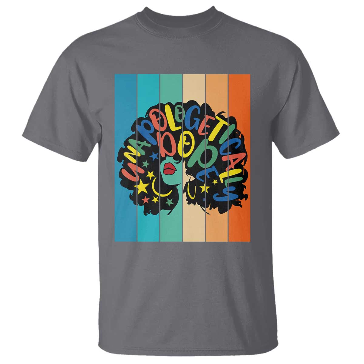 Black Girl Magic Pride T Shirt Unapologetically Dope Retro Sunset - Wonder Print Shop