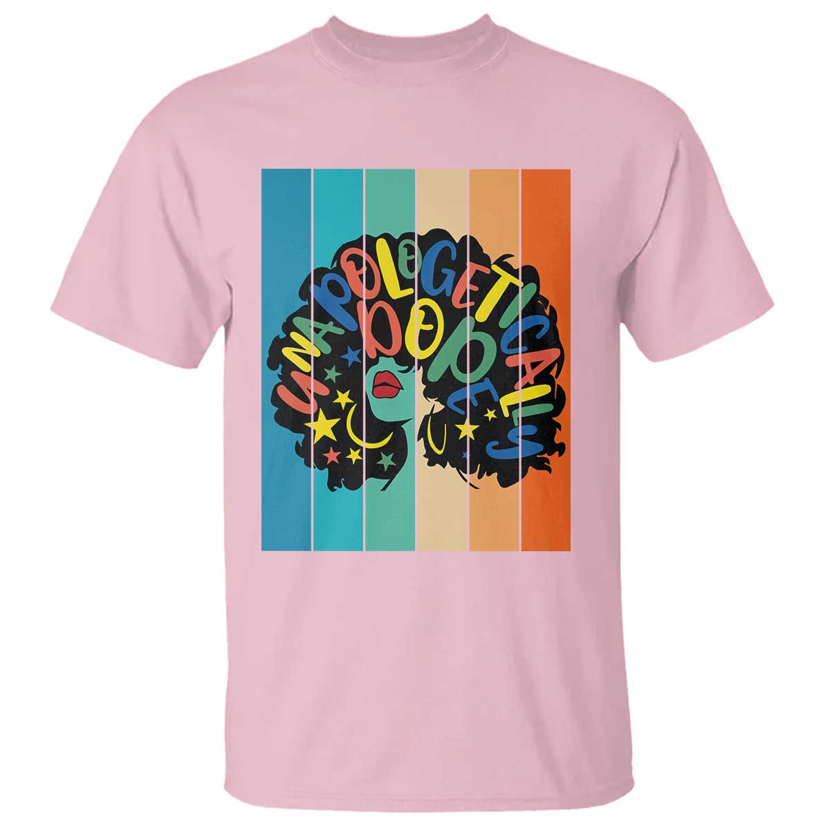 Black Girl Magic Pride T Shirt Unapologetically Dope Retro Sunset - Wonder Print Shop
