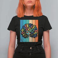 Black Girl Magic Pride T Shirt For Women Unapologetically Dope Retro Sunset - Wonder Print Shop