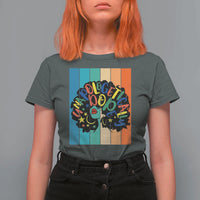 Black Girl Magic Pride T Shirt For Women Unapologetically Dope Retro Sunset - Wonder Print Shop