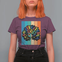Black Girl Magic Pride T Shirt For Women Unapologetically Dope Retro Sunset - Wonder Print Shop