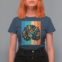 Black Girl Magic Pride T Shirt For Women Unapologetically Dope Retro Sunset - Wonder Print Shop