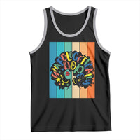 Black Girl Magic Pride Tank Top Unapologetically Dope Retro Sunset - Wonder Print Shop
