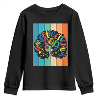 Black Girl Magic Pride Youth Sweatshirt Unapologetically Dope Retro Sunset - Wonder Print Shop
