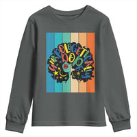 Black Girl Magic Pride Youth Sweatshirt Unapologetically Dope Retro Sunset - Wonder Print Shop