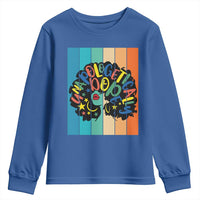 Black Girl Magic Pride Youth Sweatshirt Unapologetically Dope Retro Sunset - Wonder Print Shop