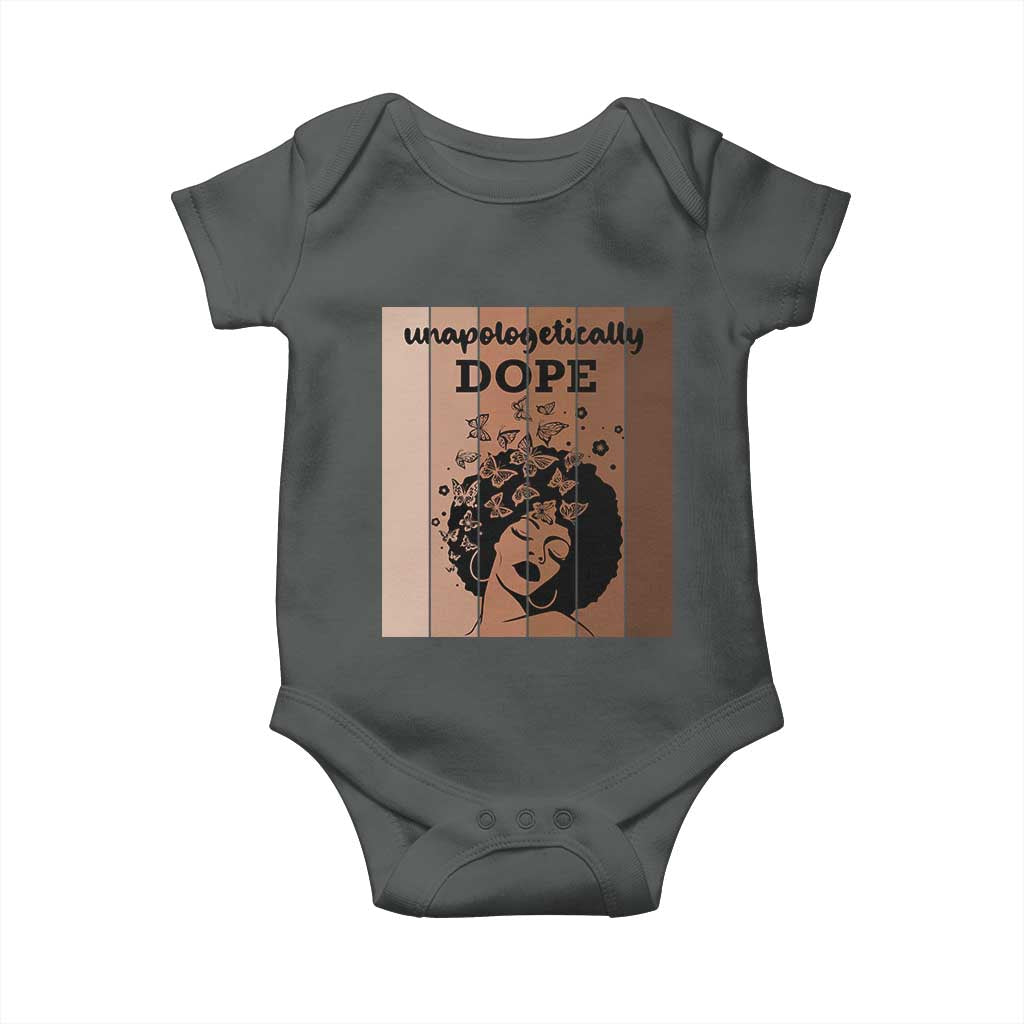 Inspirational Black Women Gift Baby Onesie Unapologetically Dope - Wonder Print Shop