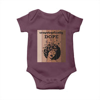 Inspirational Black Women Gift Baby Onesie Unapologetically Dope - Wonder Print Shop