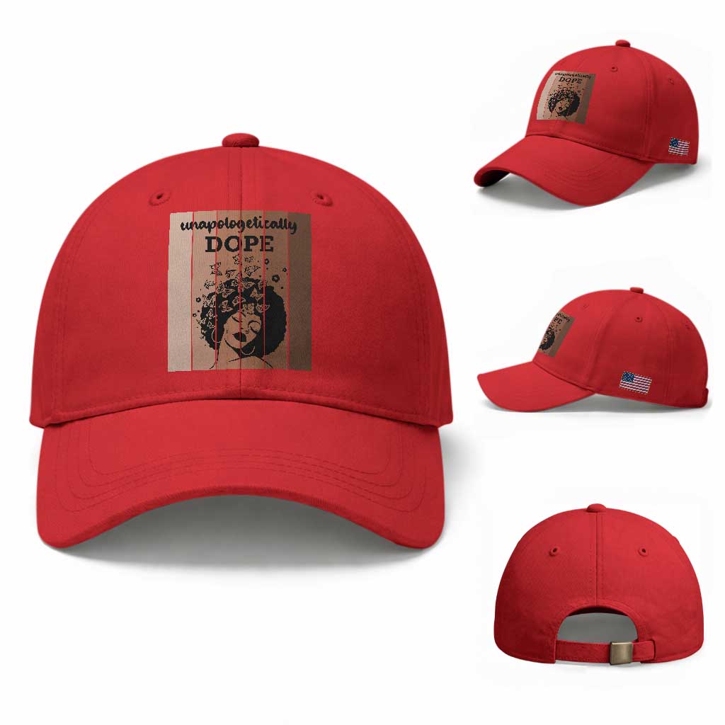Inspirational Black Women Gift Baseball Cap Unapologetically Dope
