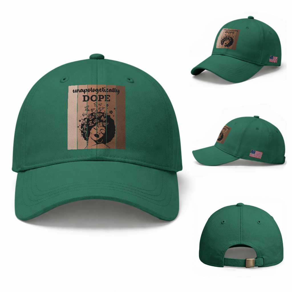Inspirational Black Women Gift Baseball Cap Unapologetically Dope