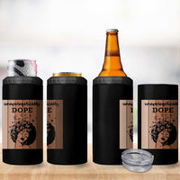 Inspirational Black Women Gift 4 in 1 Can Cooler Tumbler Unapologetically Dope - Wonder Print Shop