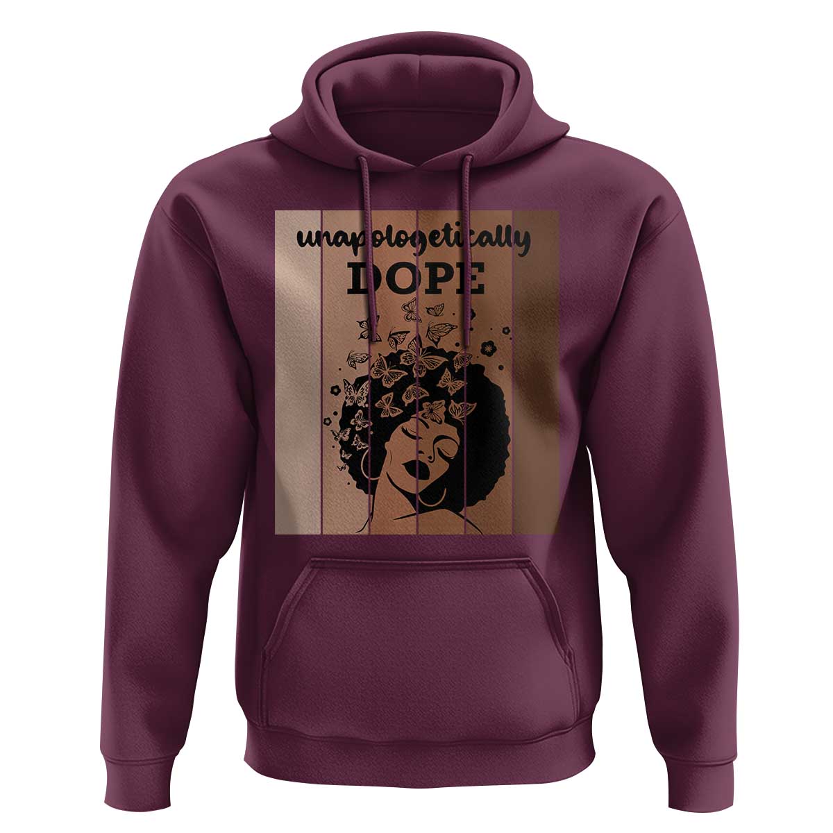 Inspirational Black Women Gift Hoodie Unapologetically Dope - Wonder Print Shop