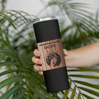 Inspirational Black Women Gift Skinny Tumbler Unapologetically Dope - Wonder Print Shop