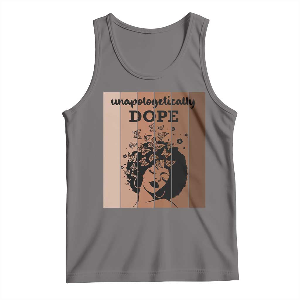 Inspirational Black Women Gift Tank Top Unapologetically Dope - Wonder Print Shop