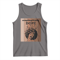 Inspirational Black Women Gift Tank Top Unapologetically Dope - Wonder Print Shop