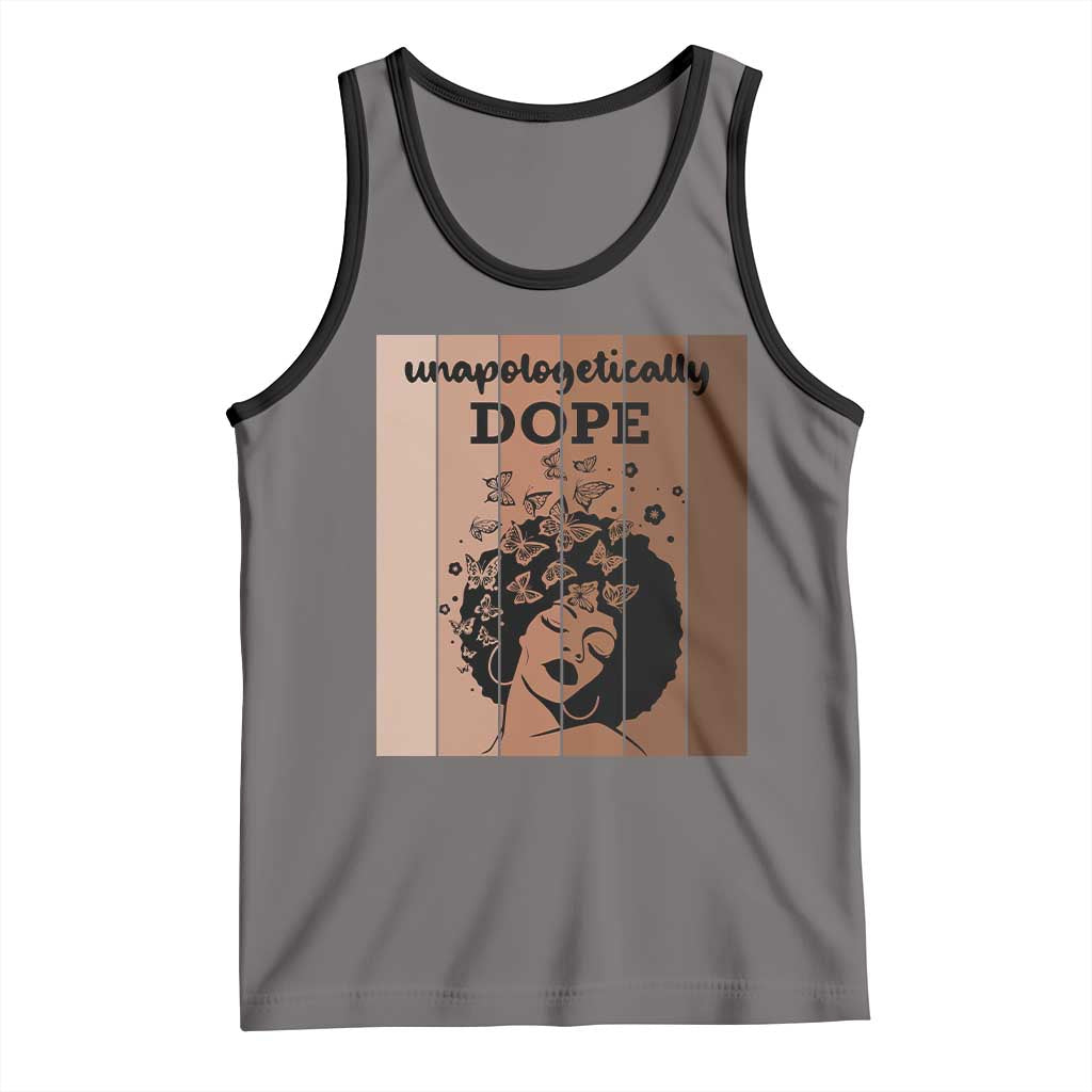 Inspirational Black Women Gift Tank Top Unapologetically Dope - Wonder Print Shop