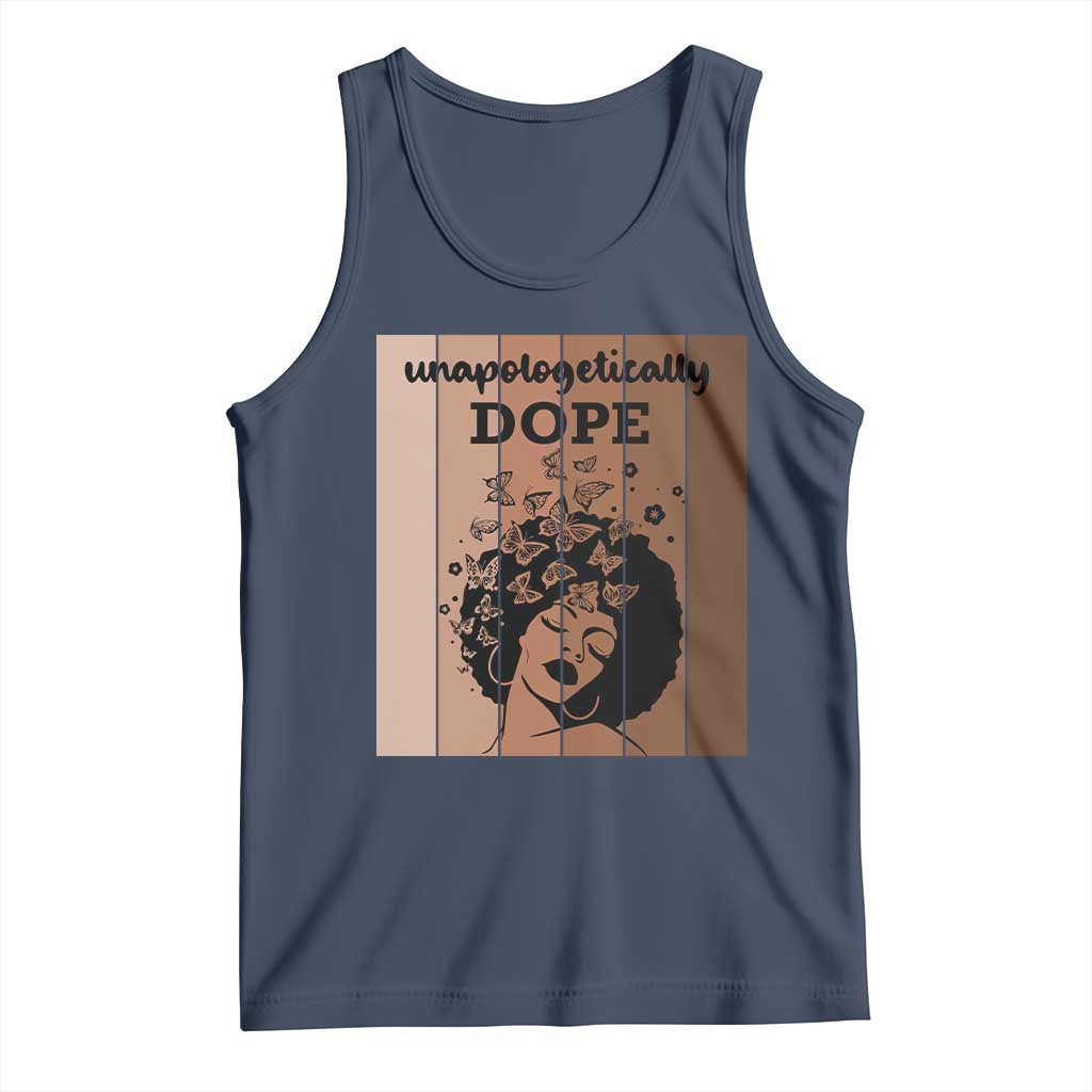 Inspirational Black Women Gift Tank Top Unapologetically Dope - Wonder Print Shop