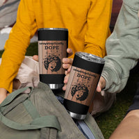 Inspirational Black Women Gift Tumbler Cup Unapologetically Dope - Wonder Print Shop