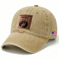 Inspirational Black Women Gift Washed Cotton Baseball Cap Unapologetically Dope